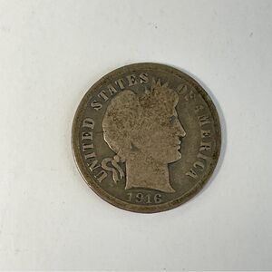 1916-S Barber Dime